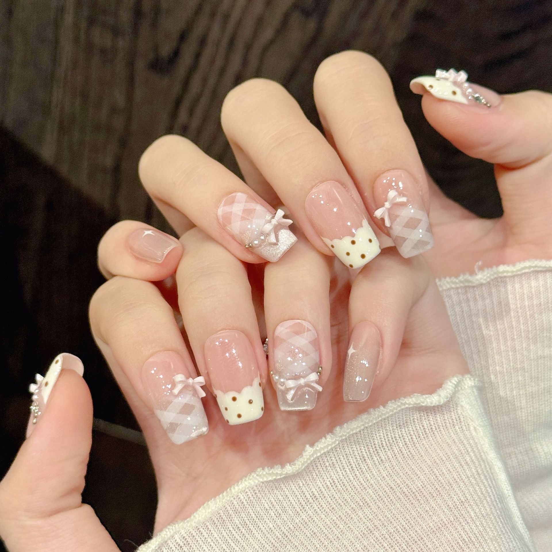 Glitify Pink Satin Sweet Star