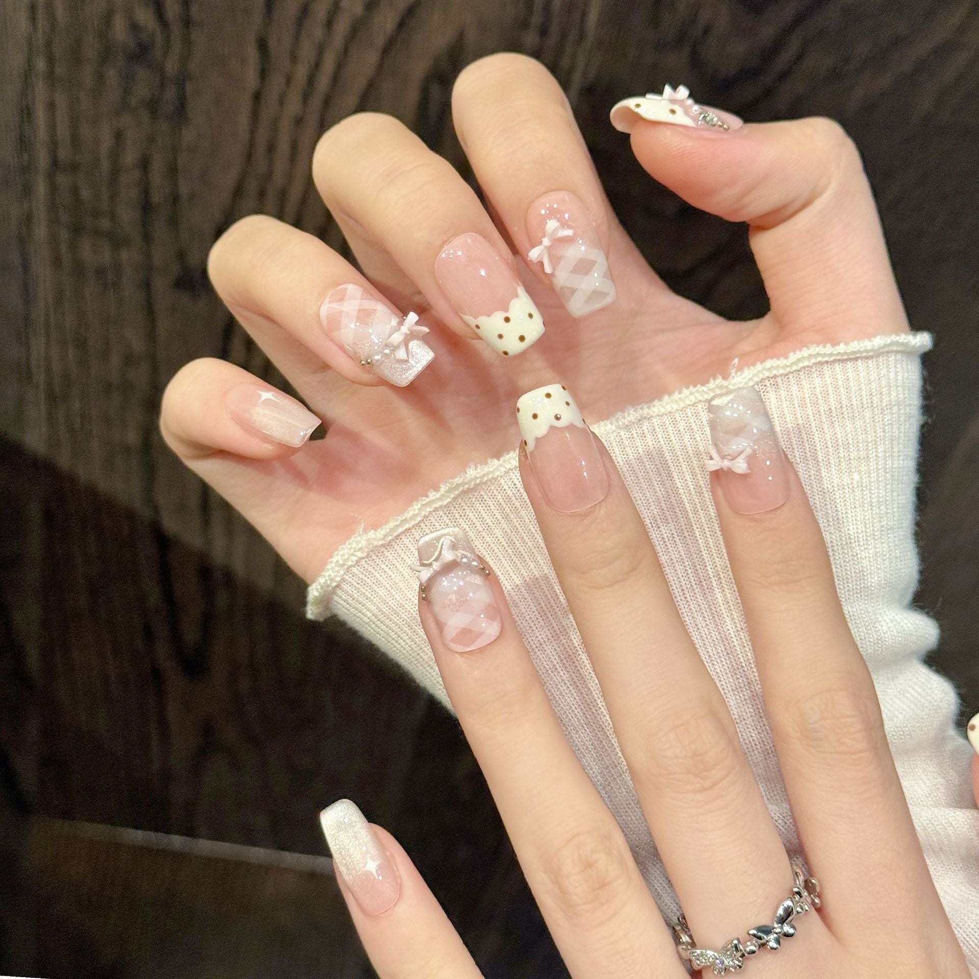 Glitify Pink Satin Sweet Star