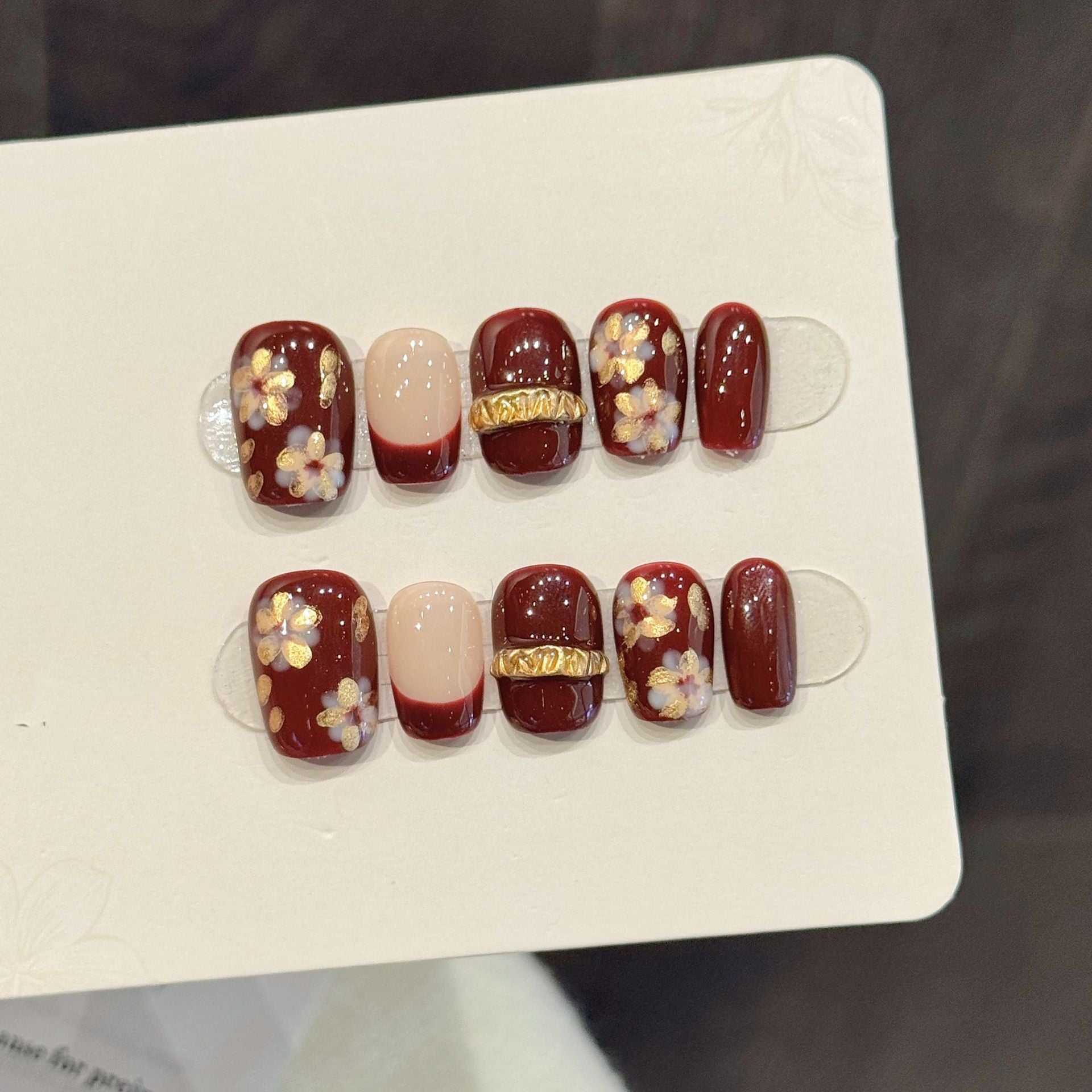 Glitify Retro Ruby Bloom