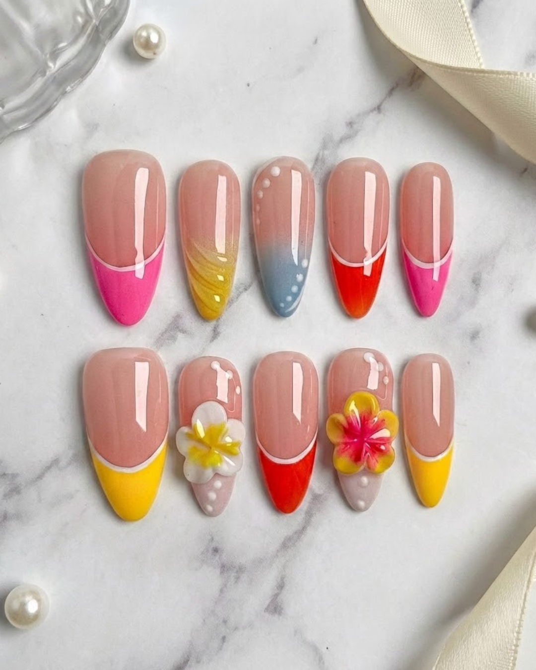 Glitify Summer Pop Nails