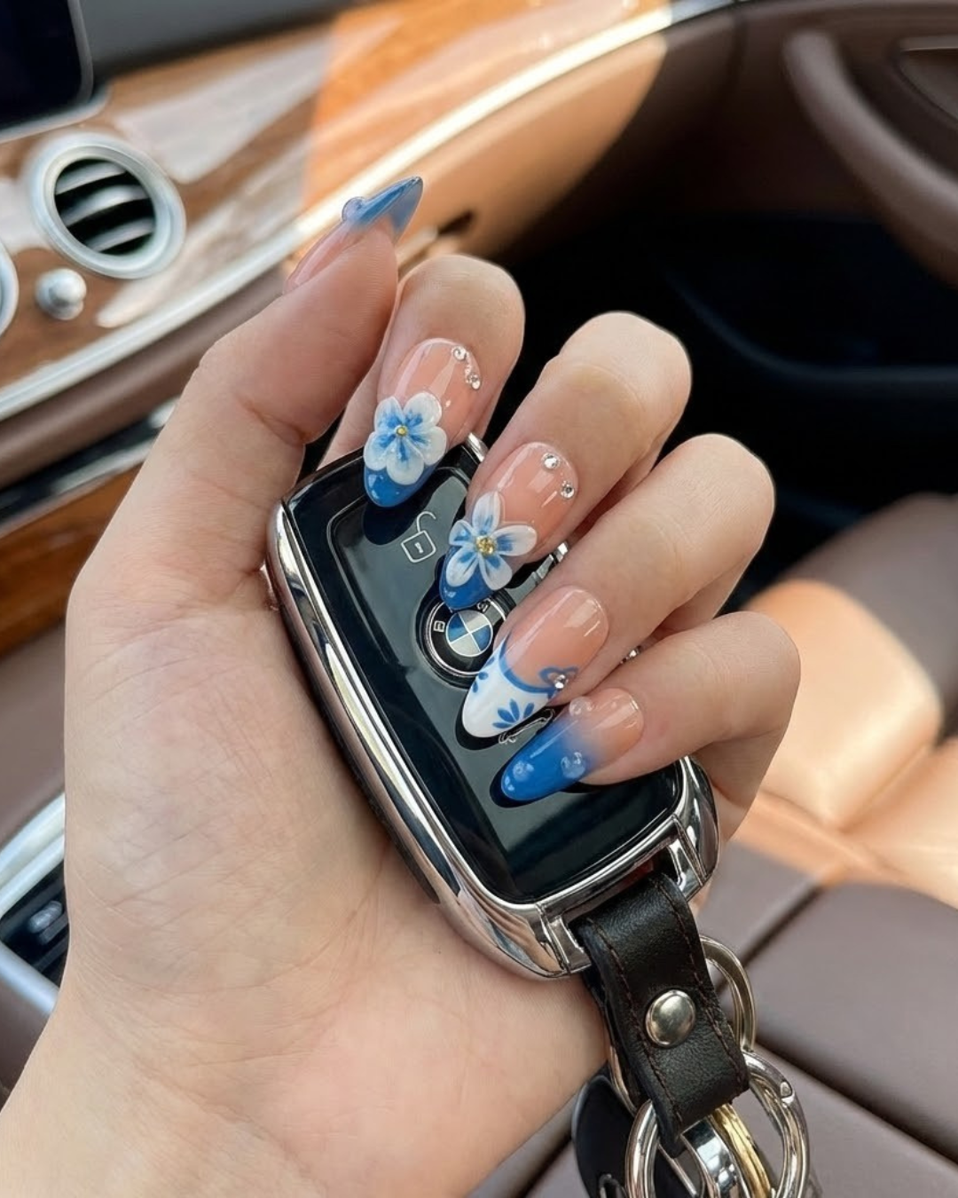 Glitify Ocean Bloom Nails