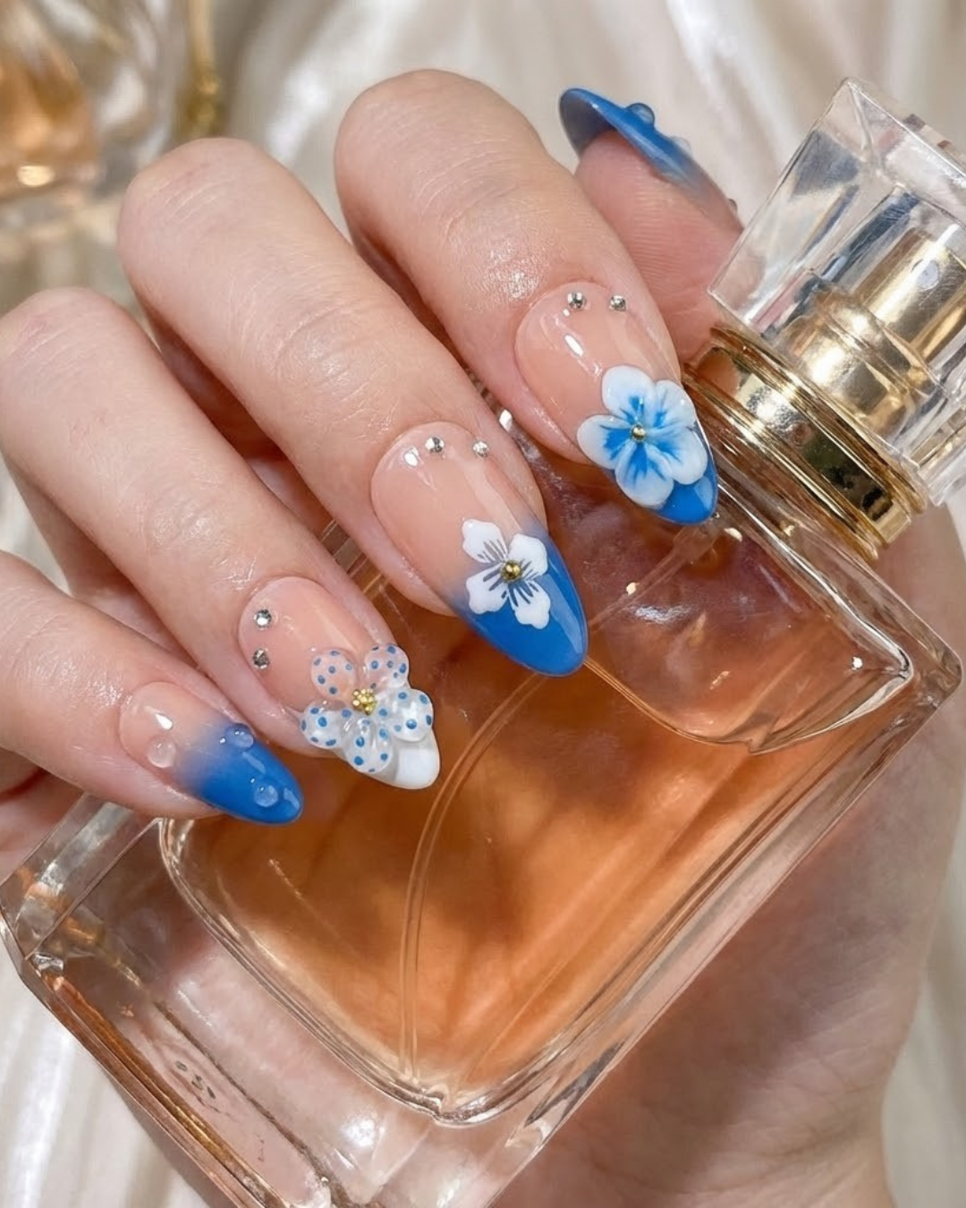 Glitify Ocean Bloom Nails