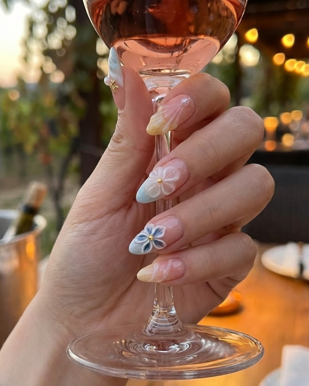 Glitify Seashell Breeze Nails