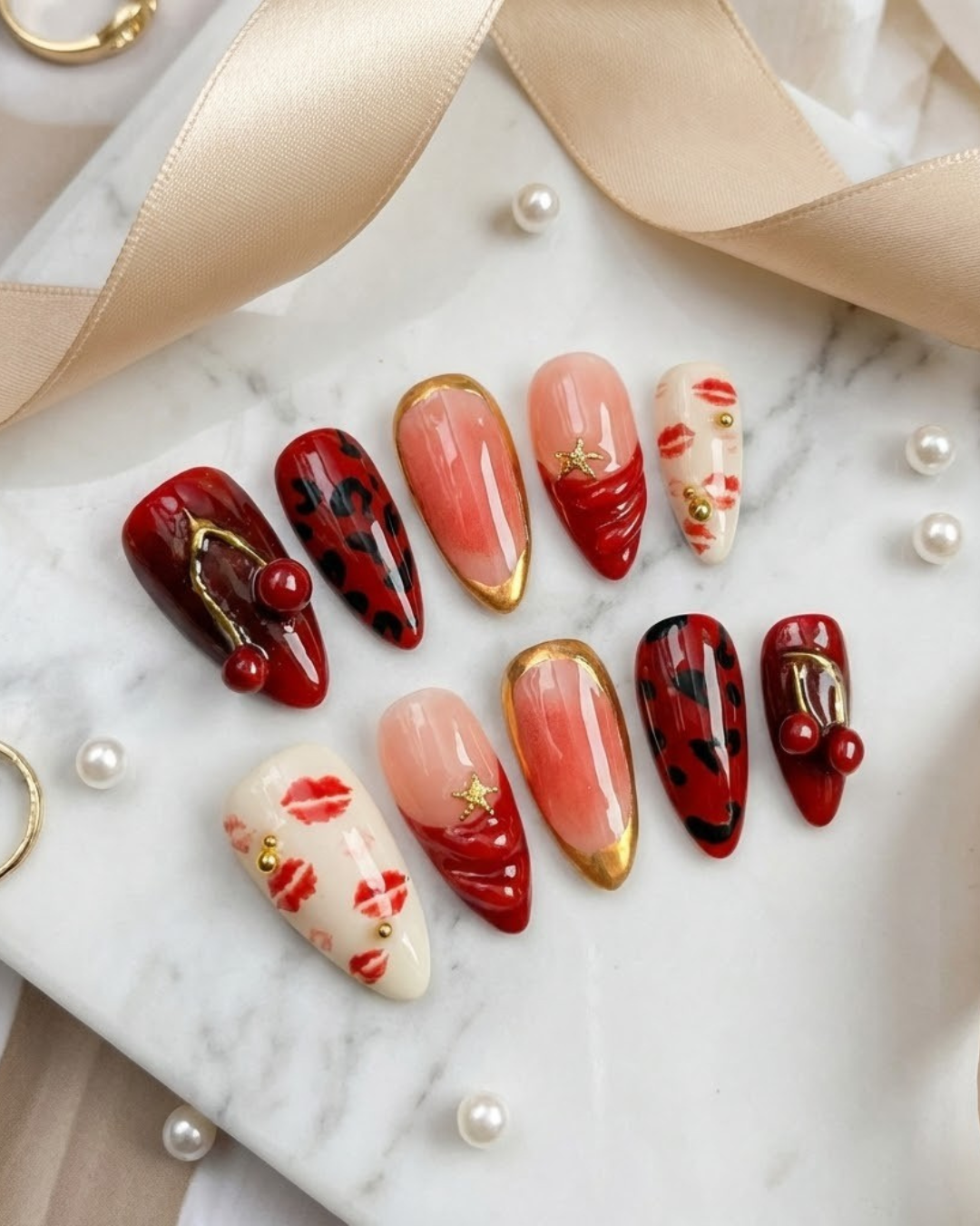 Glitify Cherry Noir Nails