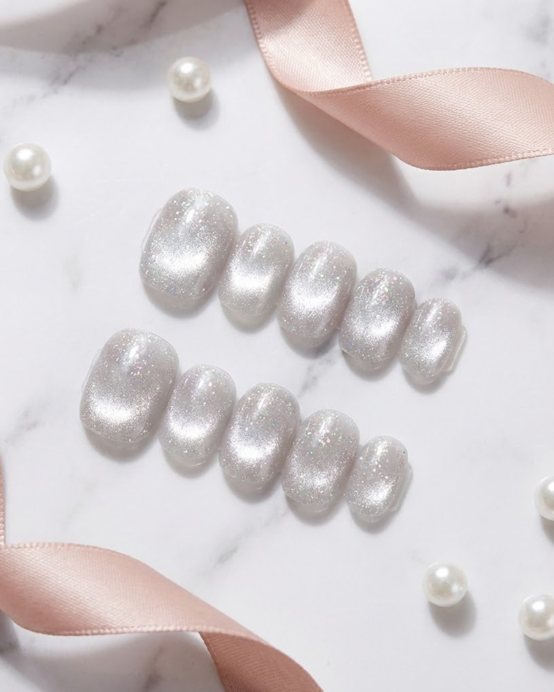 Glitify Silver Gray Star Flash