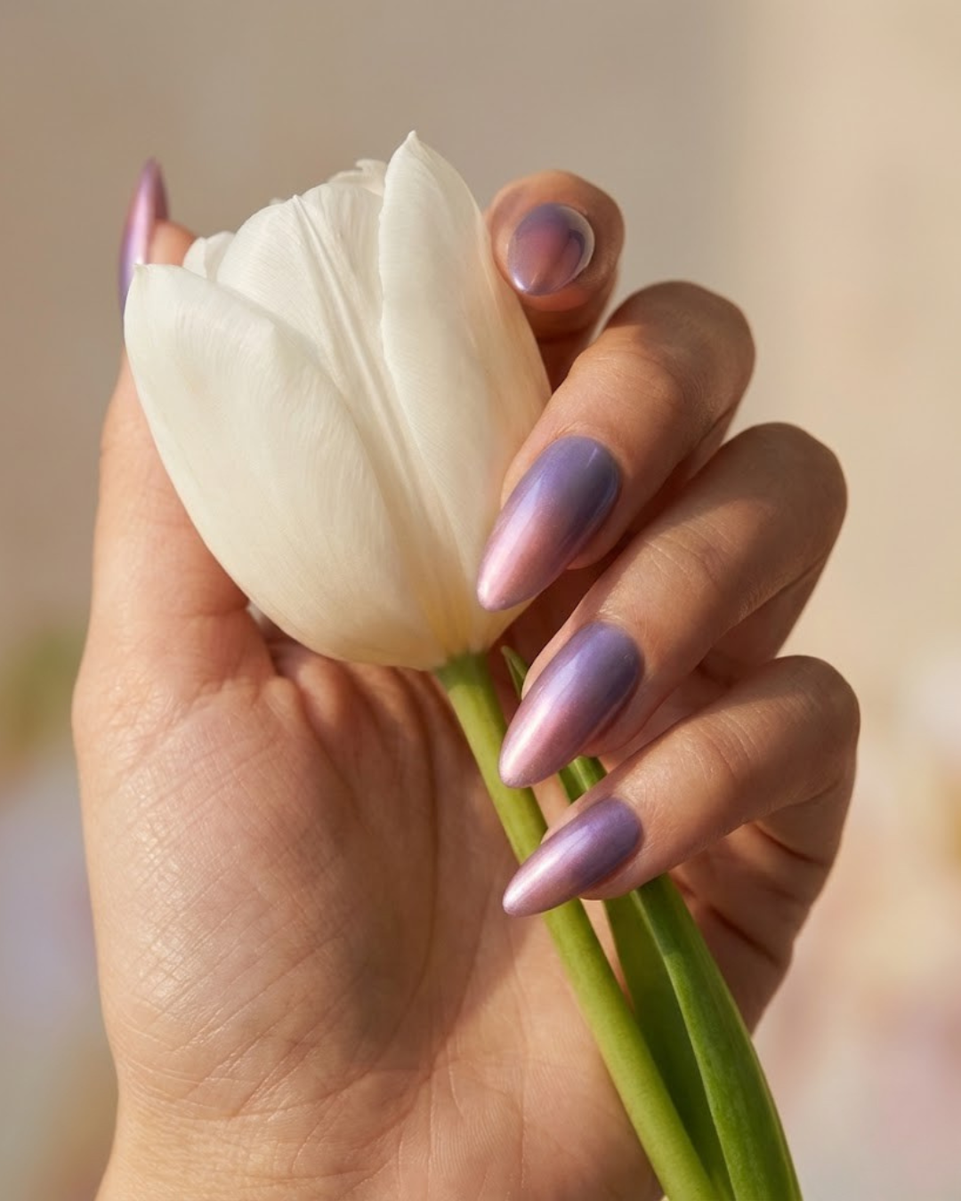 Glitify Twilight Chrome Nails