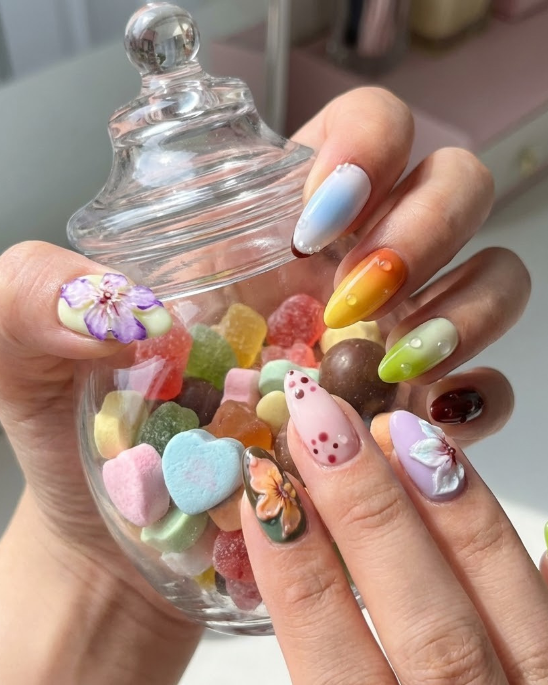 Glitify Spring Bloom Fantasy Nails