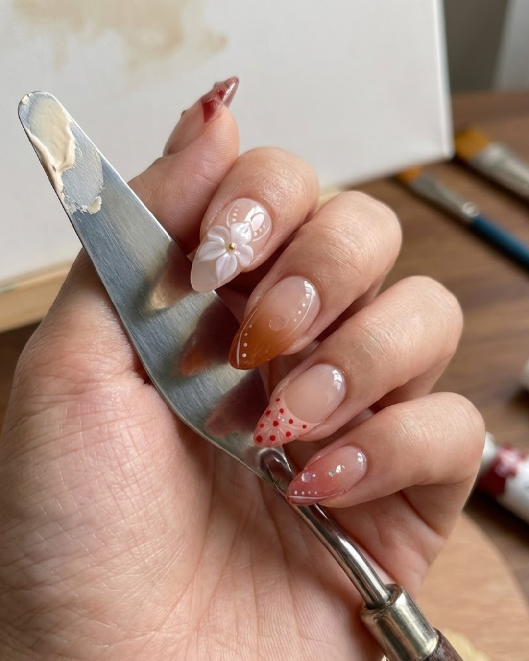 Glitify Strawberry Bloom Nails