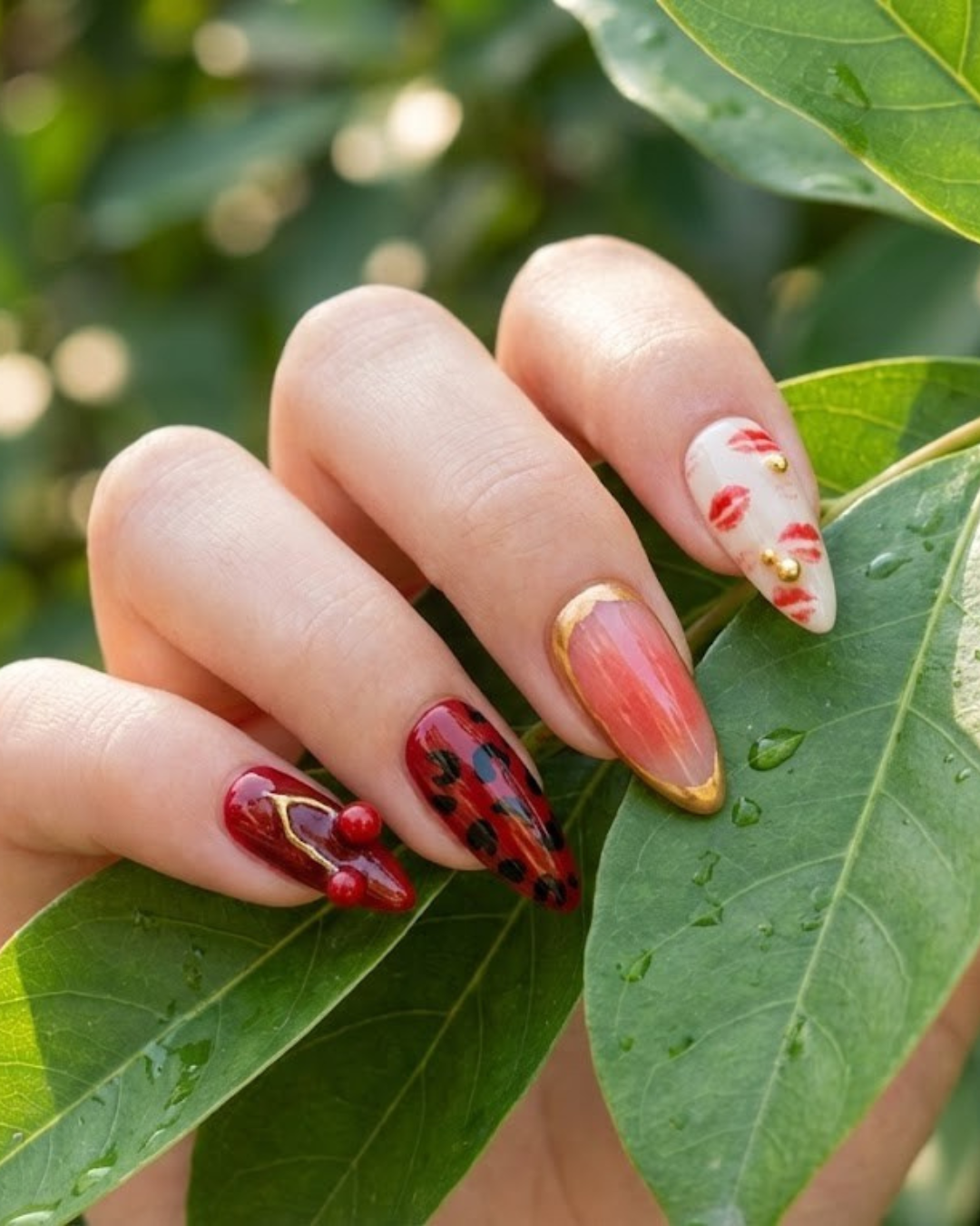 Glitify Cherry Noir Nails