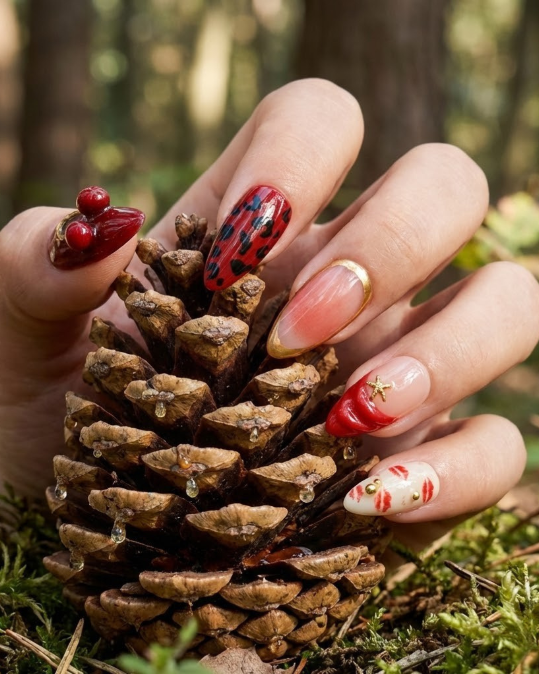 Glitify Cherry Noir Nails