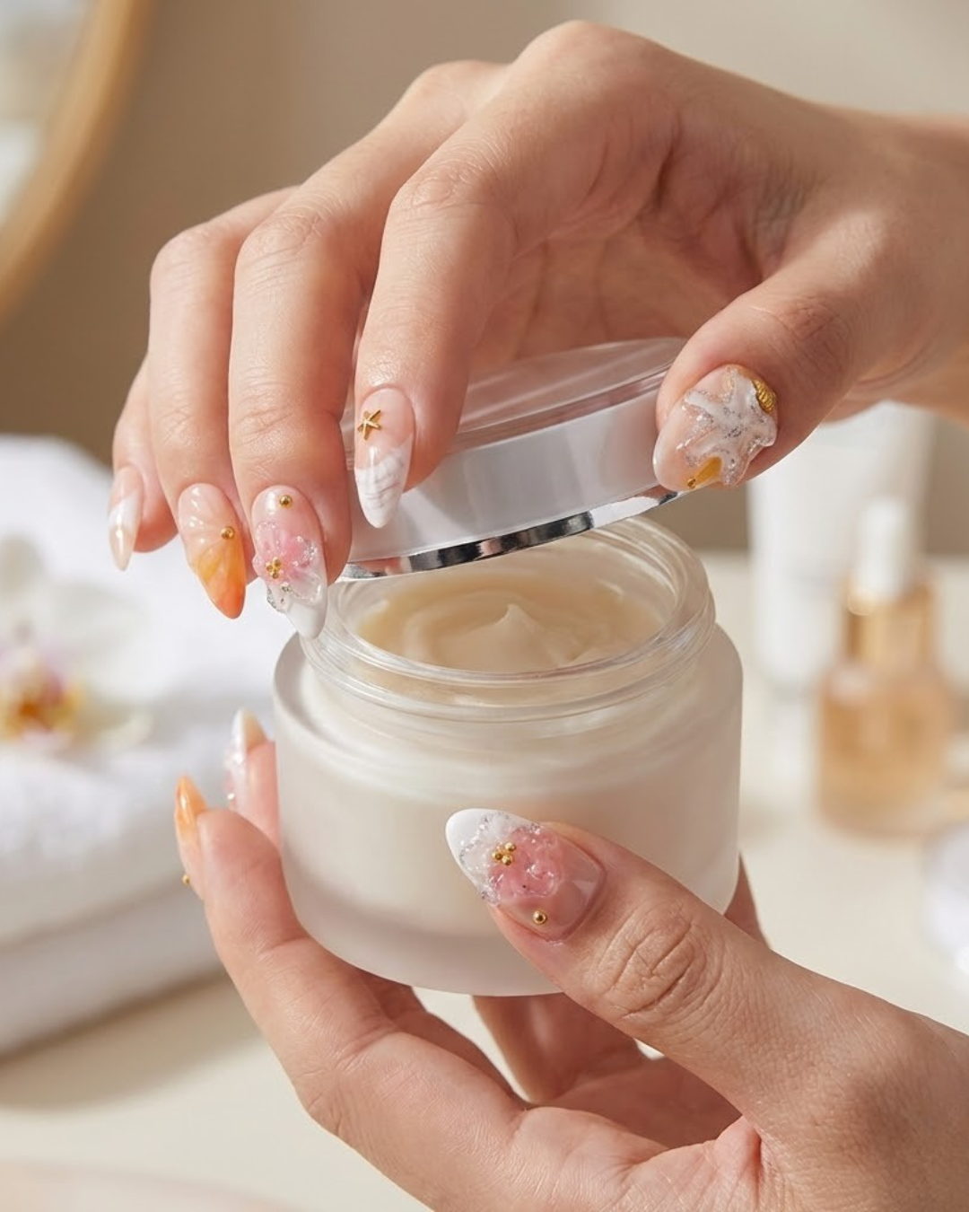 Glitify Starfish Glow Nails