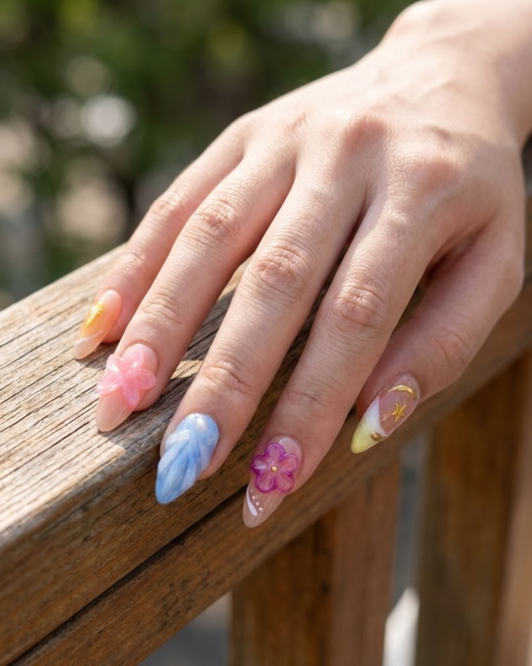 Glitify Tropic Shell Nails