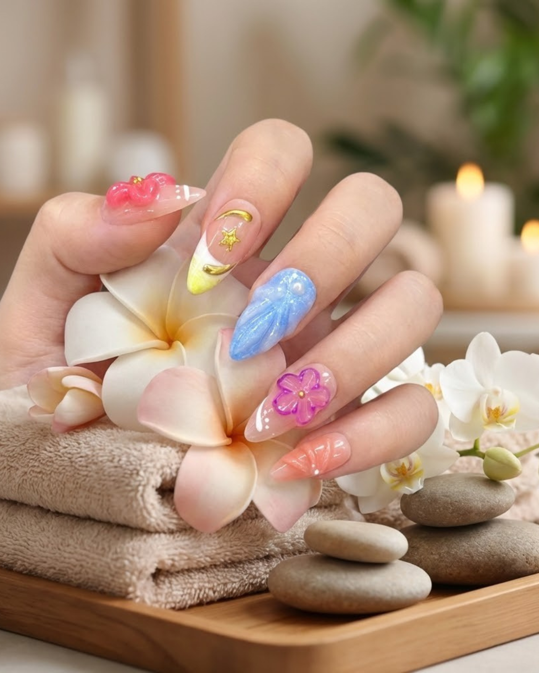 Glitify Tropic Shell Nails