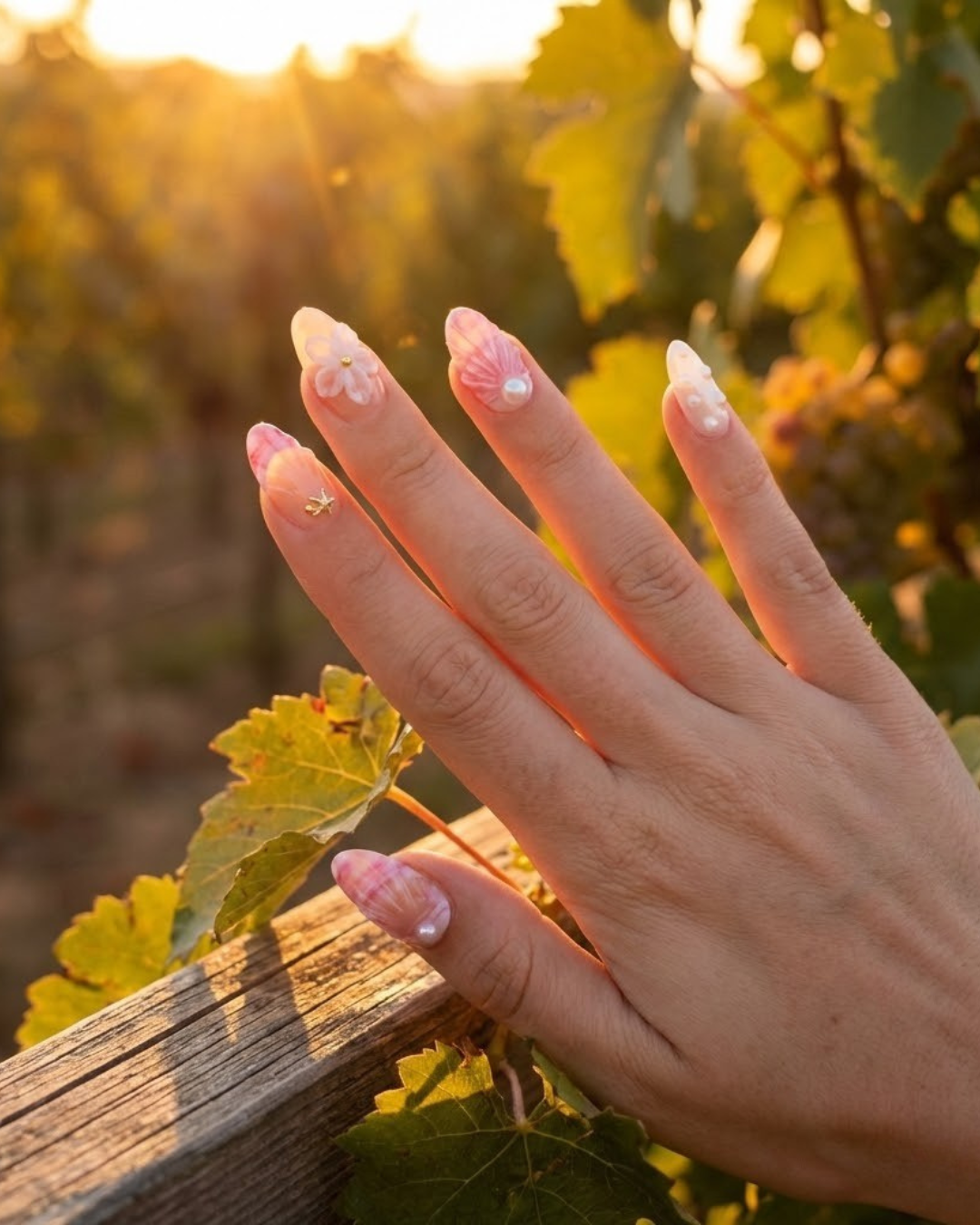 Glitify Shell Petal Nails