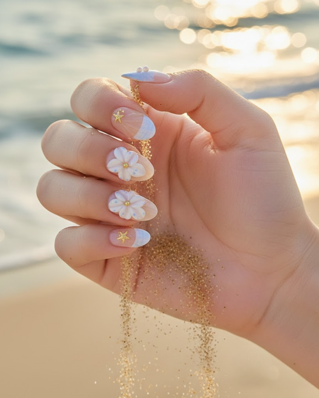 Glitify Shell Petal Nails