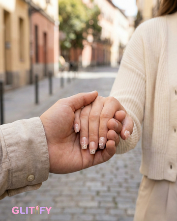 Glitify Pink Satin Sweet Star